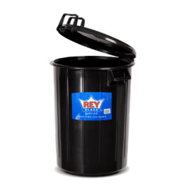 Basurero Con Tapa Retractil De 51 Litros