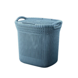 Moderno Cesto Canasto Para Ropa Khipu 40 Litros Con Tapa