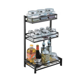 Oganizador Rack De Especias Cocina Multifuncional 3 Niveles