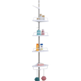 Esquinero Estante De Ducha Y Baño Altura Regulable