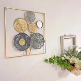 Cuadro Moderno Metálico Con Espejos