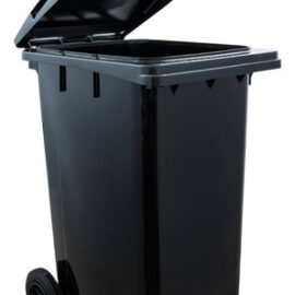 Basurero Papelero Contenedor Industrial 240 Litros Con Tapa