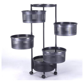 Carrito Organizador Multiuso Verdulero Frutero 5 Estantes