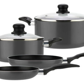 Bateria Cocina 6 Piezas Aluminio Gourmet Fantuzzi