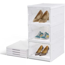 Zapatera Plegable 3 Niveles Una Pieza Firme Sin Instalación
