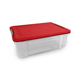 Caja Organizadora Transparente Multiusos 53 Lts Praga Kendy