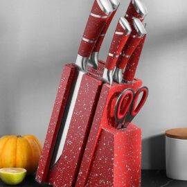 Set De Cuchillos De 8 Piezas Con Base Antideslizante