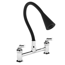 Combinación Llave Grifo Para Lavaplatos Houston Flex Duo