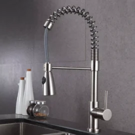 Llave Monomando Lavaplatos Vertical Profesional Taumm