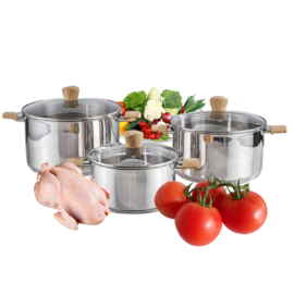 Batería 6 Piezas Acero Inox Norwich Vitta Prime