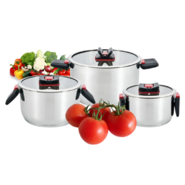 Batería 6 Piezas Acero Inox Spazio Vitta Prime