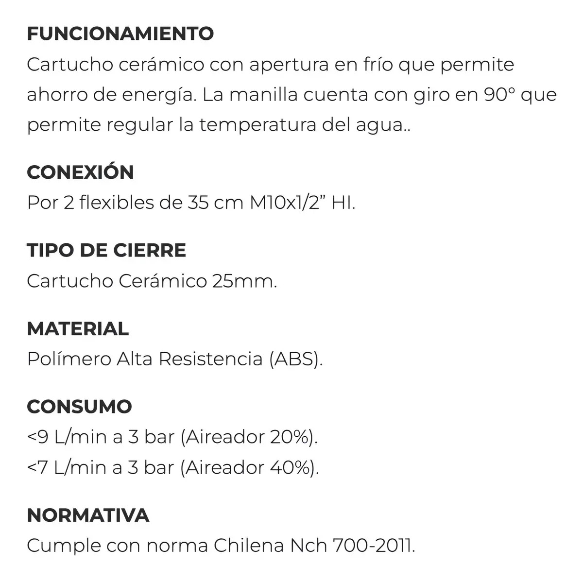 MONOMANDO LLAVE GRIFO LAVATORIO MODELO HIGH DALLAS MARCA PMB - Imagen 3