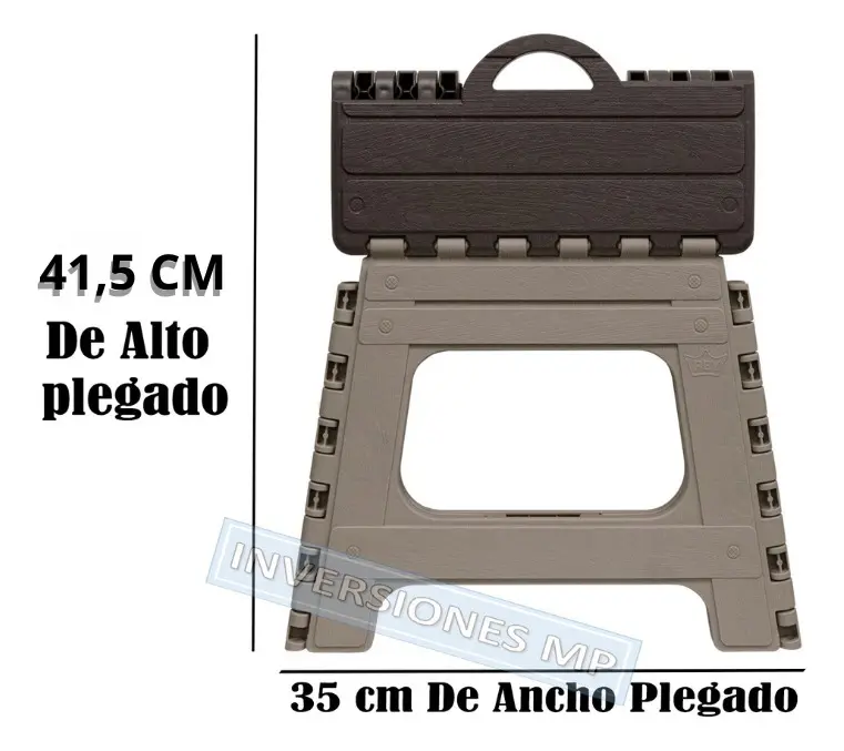 Banquito Taburete Piso Plegable Portatil Con Estilo Moderno - Imagen 4