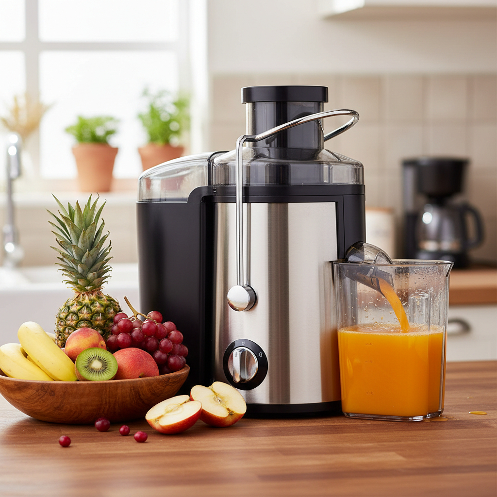 Extractor De Jugo Eléctrico Ackiliss 600w Plateado/negro - Imagen 3