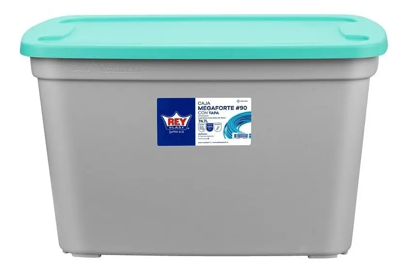 Caja Organizadora Almacenamiento Megaforte 75 Litros - Imagen 4