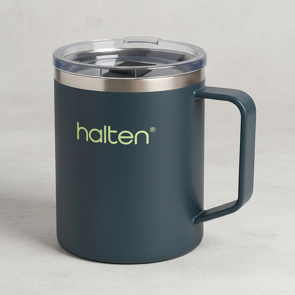 Termo Mug Cafe Funny Acero Inoxidable Halten 450ml - Imagen 13
