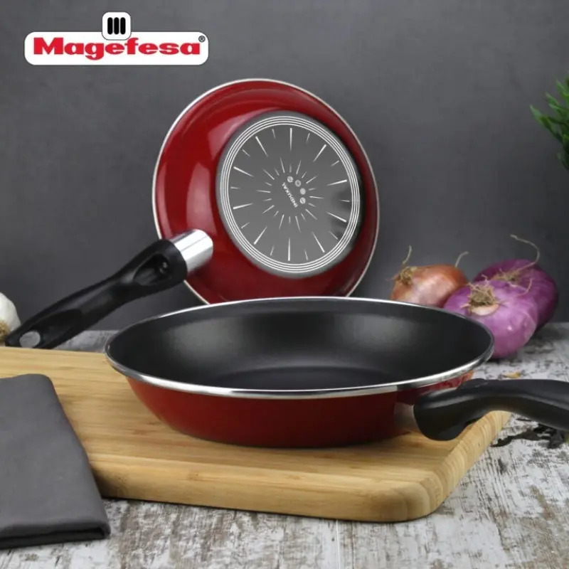 Set 3 Sartenes De Acero Vitrificado 18 20 24 Cm Magefesa - Imagen 4