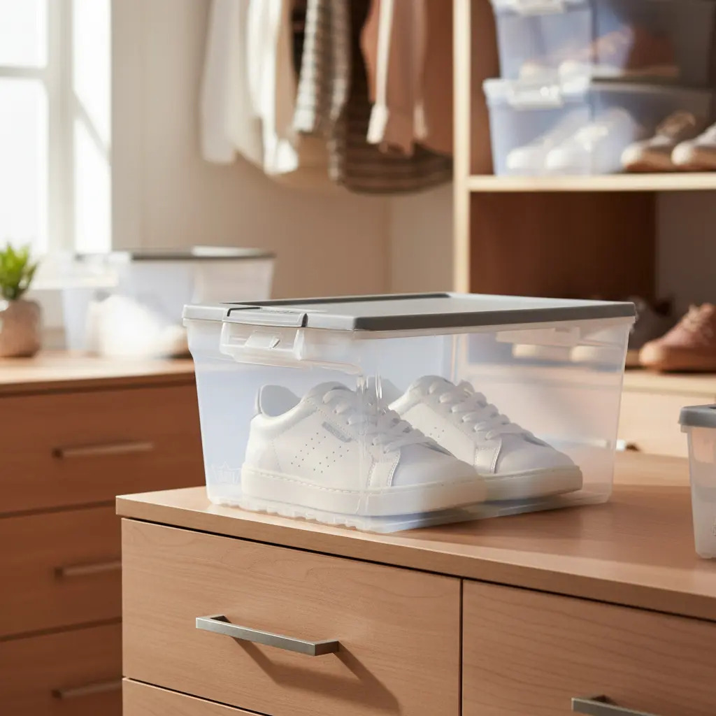 Caja Organizadora Zapatera Multiusos Luxor 15 Lts Reyplast
