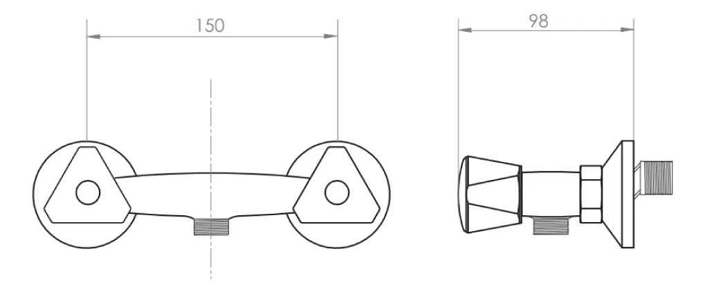 Combinacion Llave Grifo De Ducha Modelo Miami Marca Pmb - Imagen 10