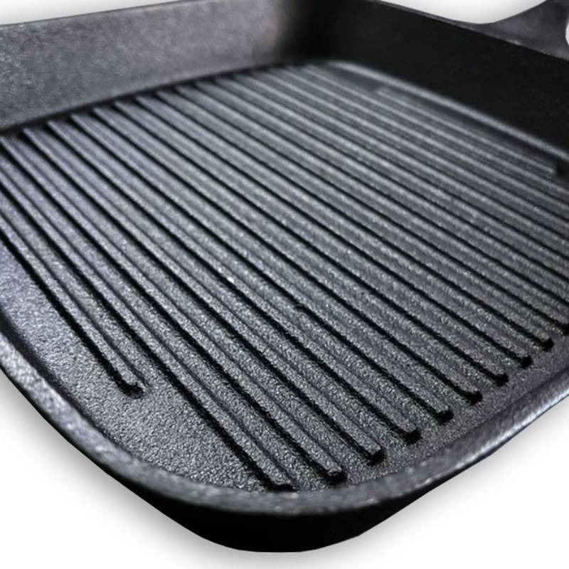 Sartén Grill Cuadrado Hierro Fundido Seki Iron Cast - Imagen 7