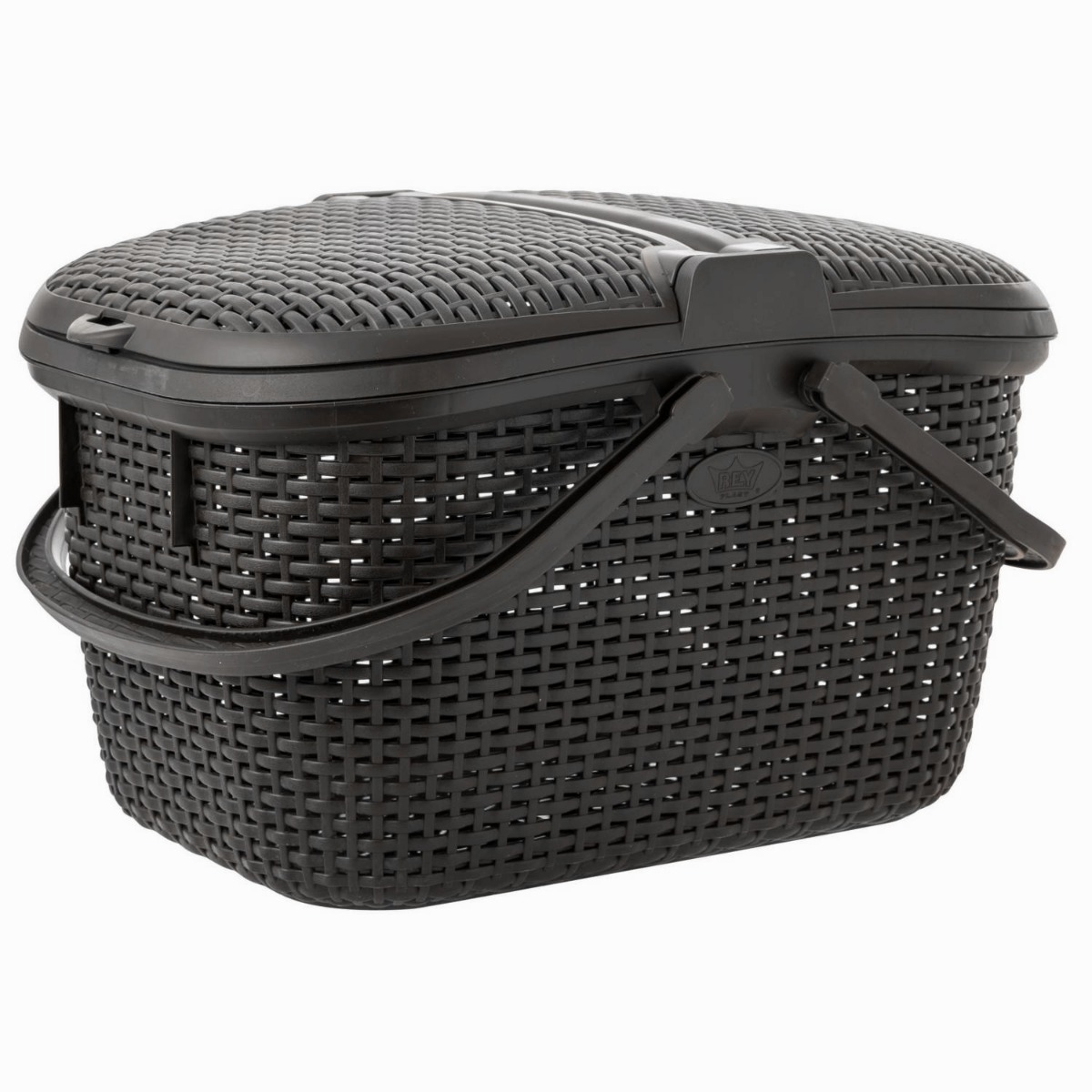 Canasta Moderno Cesto Ratan Para Alimentos Picnic Camping - Imagen 6