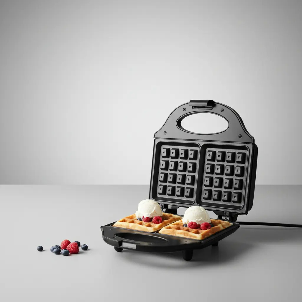 Wafflera Doble Maquina Para Preparar Waffles Potencia 750w - Imagen 4