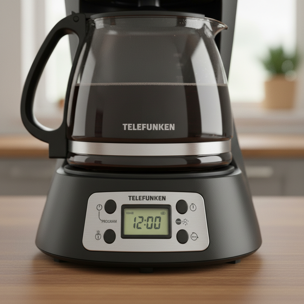 Cafetera Eléctrica Telefunken Venezia 1.5lts Digital - Imagen 5