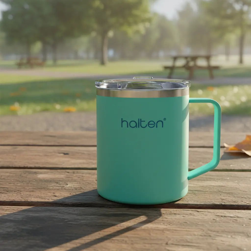 Termo Mug Cafe Funny Acero Inoxidable Halten 450ml - Imagen 16
