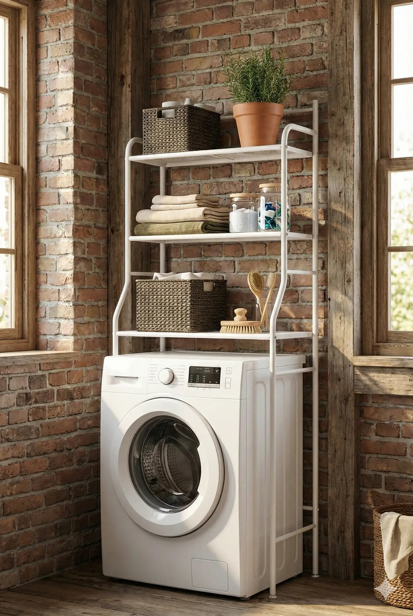 Estante Organizador De Baño Metal 3 Pisos Marca Mp