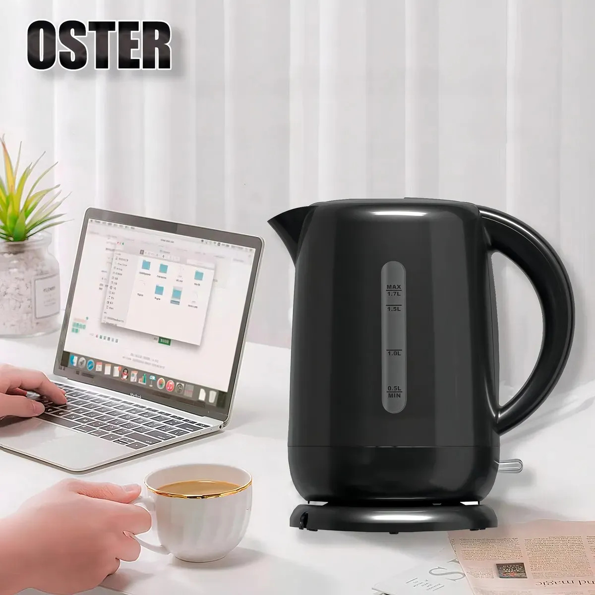 Hervidor Electrico Capacidad De 1.7 Litros Marca Oster - Imagen 8