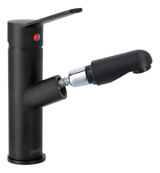 Llave Monomando Lavamanos Brescia Caño Extraible Stretto - Imagen 9
