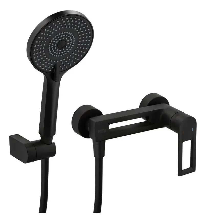 Monomando Llave Grifo Para Ducha Modelo Tarento Marca Stretto - Imagen 4