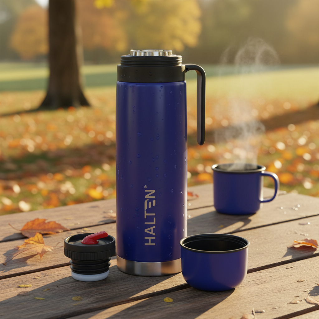 Termo 1 Litro Especial Para Mate Matero Marca Halten - Imagen 15