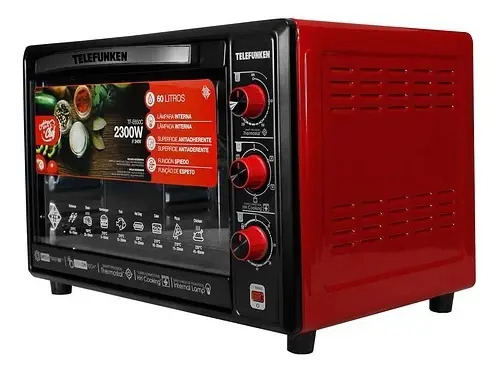 Horno De Mesa Electrico Telefunken Tf E650c 2300w 60l - Imagen 3