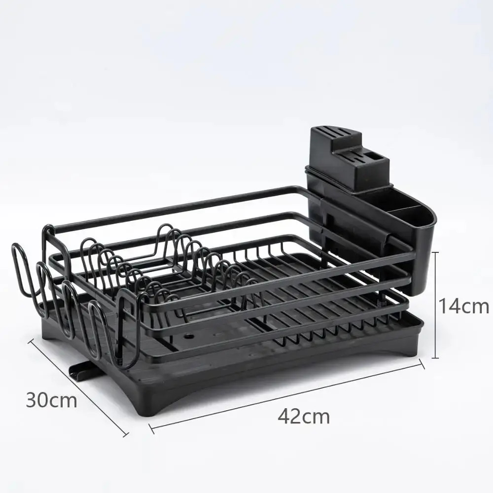 Secador De Platos Platera Moderna De Aluminio Inoxidable - Imagen 9