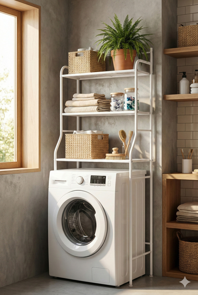 Estante Organizador De Baño Metal 3 Pisos Marca Mp - Imagen 4
