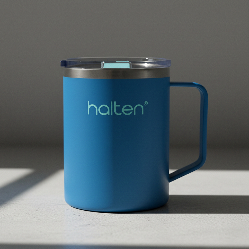 Termo Mug Cafe Funny Acero Inoxidable Halten 450ml - Imagen 9