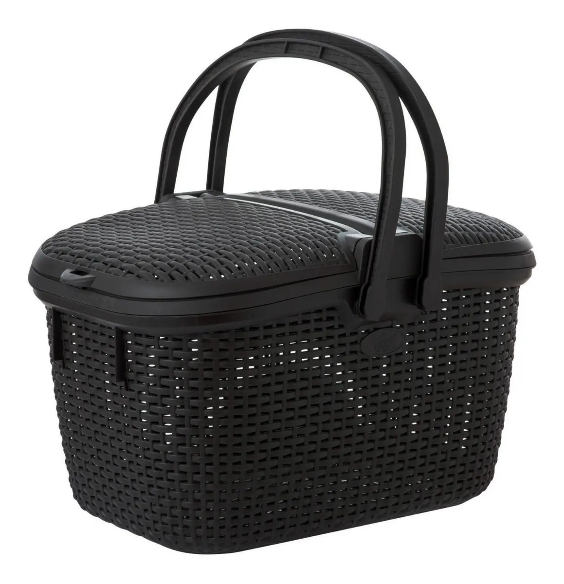 Canasta Moderno Cesto Ratan Para Alimentos Picnic Camping - Imagen 4