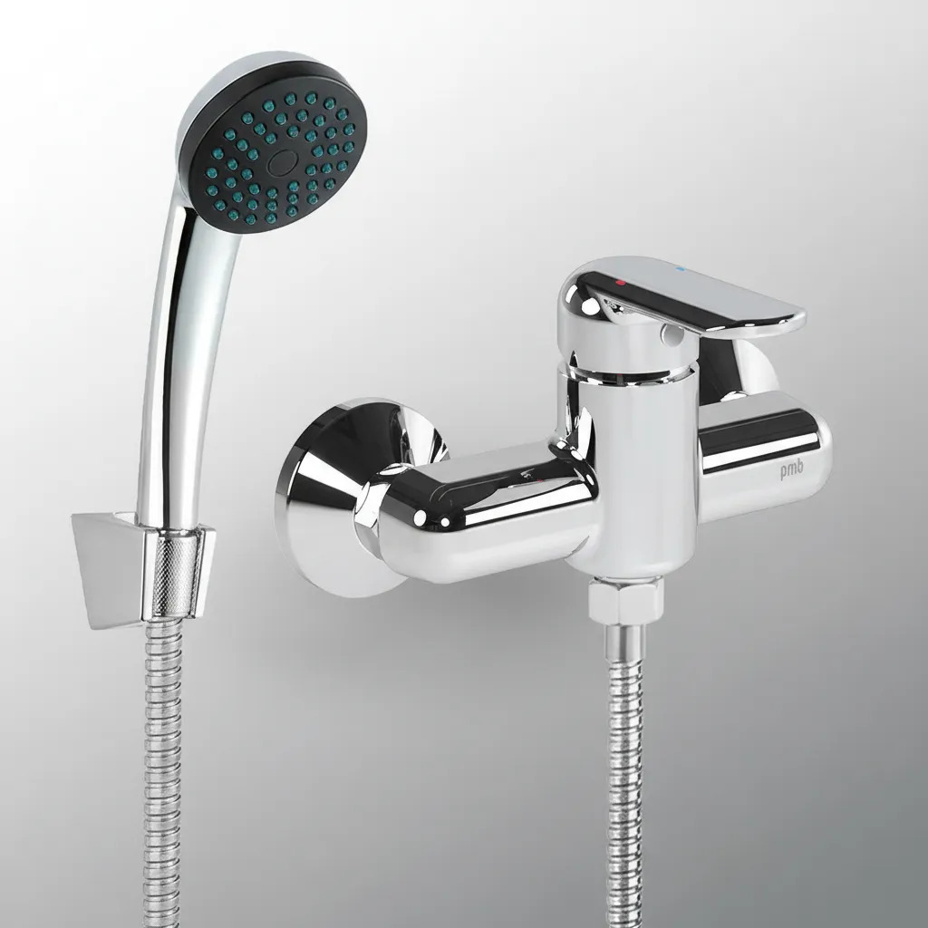Monomando Llave Grifo Para Ducha Modelo Glasgow Pmb - Imagen 7