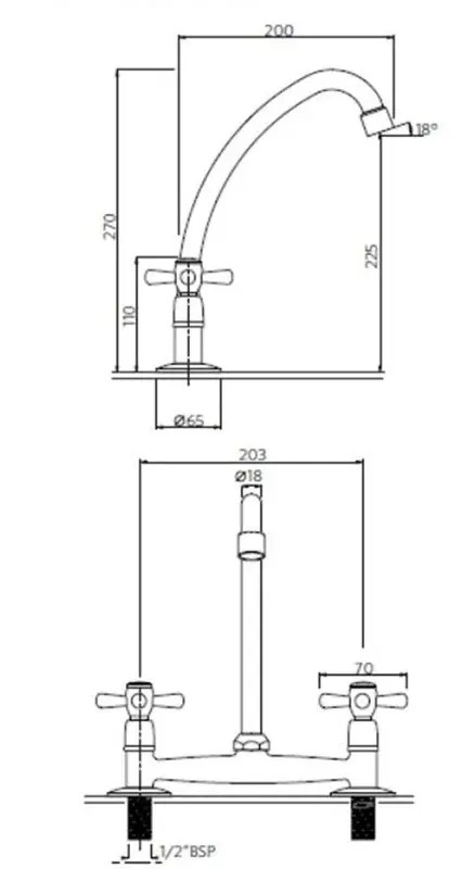 Combinacion Llave Grifo Lavaplatos Mossini Metal Stretto - Imagen 7
