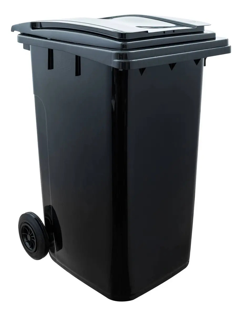 Basurero Papelero Contenedor Industrial 240 Litros Con Tapa