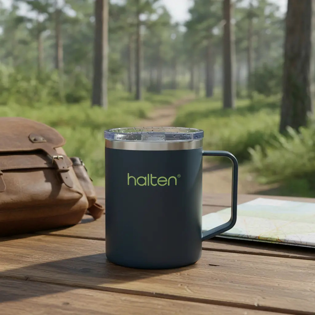 Termo Mug Cafe Funny Acero Inoxidable Halten 450ml - Imagen 11