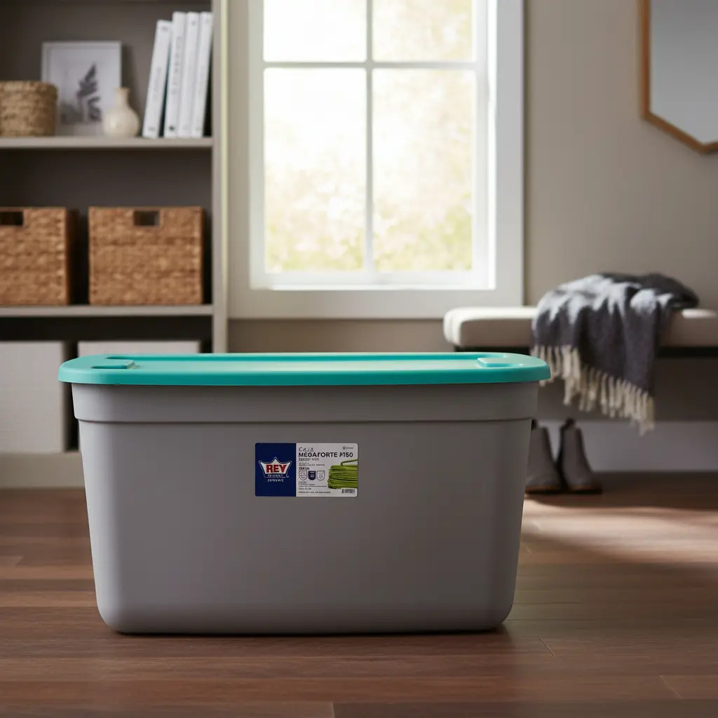 Caja Organizadora Almacenamiento Megaforte 120 Lts Reyplast