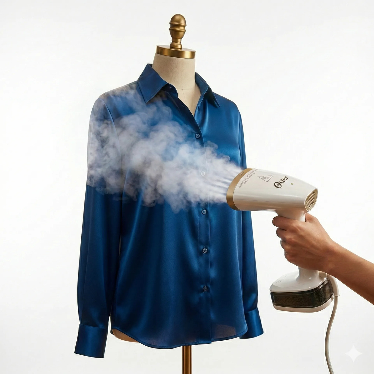 Plancha Vaporizador De Prendas De Mano Plegable Marca Oster