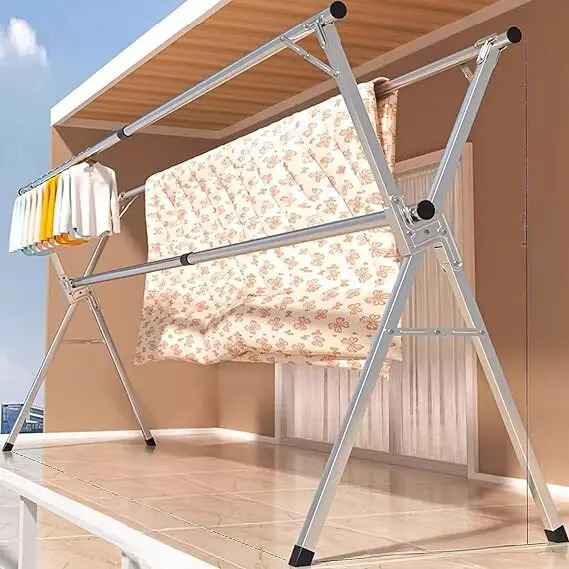 Tendedero De Ropa Plegable Modelo X Extensible de 1,43 Mts a 2,28 Mts - Imagen 6