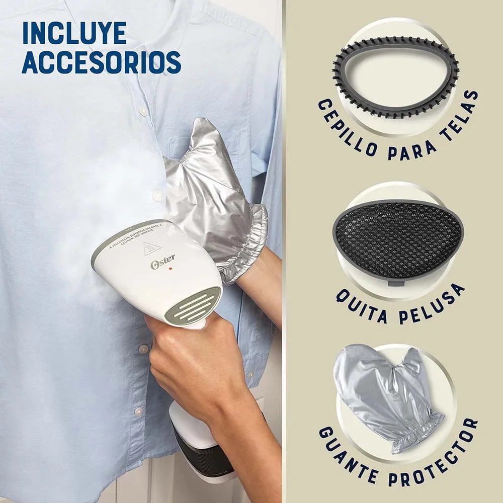 Plancha Vaporizador De Prendas De Mano Plegable Marca Oster - Imagen 10