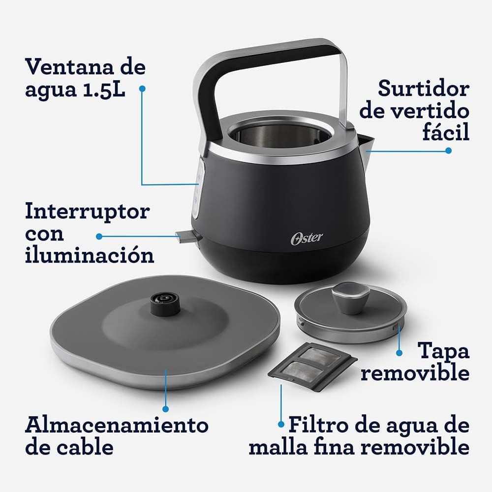 Hervidor Eléctrico Marca Oster Premium 1.5l - Imagen 6