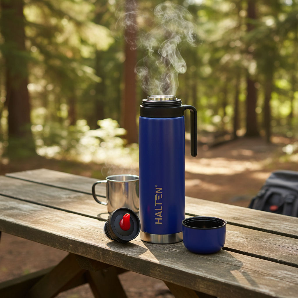 Termo 1 Litro Especial Para Mate Matero Marca Halten - Imagen 14