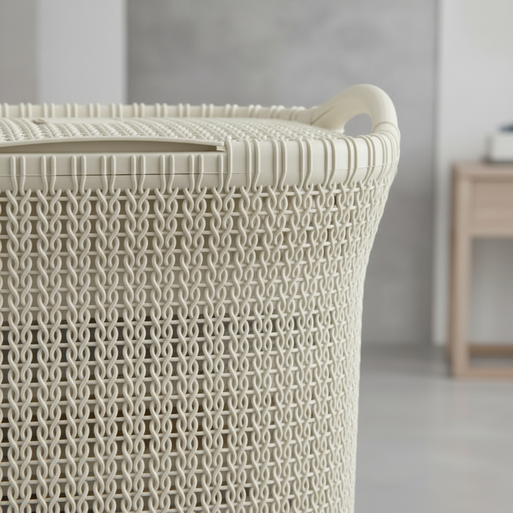 Moderno Cesto Canasto Para Ropa Khipu 40 Litros Con Tapa - Imagen 17