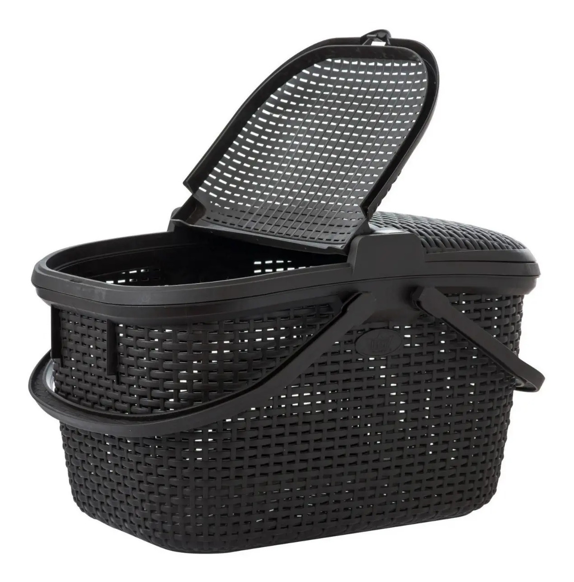 Canasta Moderno Cesto Ratan Para Alimentos Picnic Camping - Imagen 2